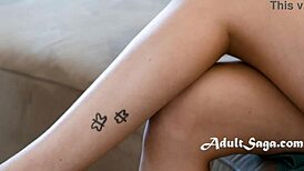 horny dilf tommy pistol has steamy sex with blonde cutie skyler storm over the table