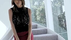 alexis fawx masturbates in lingerie with toys 😍