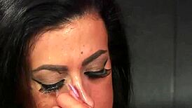 Busty European Beauty Masturbates And Fingers Herself In Stockings