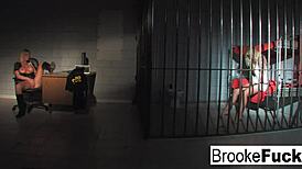 watch brooke banner play both the cop and the inmate