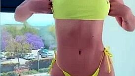 boutinela compilation in thong and bikini, feeling that love mix