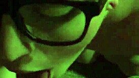 big-tits blonde gives nice blowjob with handjob and facial