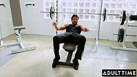 Adult Time - Sexy Redhead Jessica Ryan Sneaks a Gym Fuck with Buff Brother-in-Law