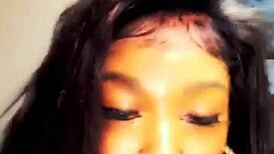 Ebony Teen 18+ Dances In Shorts!