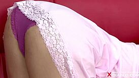 I saw this asian wife with big tits in her first nude shoot.