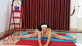 i’m so into nude yoga with regina noir, oops!