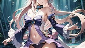 AI Illustration 10 Showcases Stunning Anime Big Tits