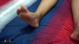 Cute Student with Sweaty and Stinky Feet Extreme Foot Fetish