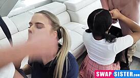 stepbrothers offer cash for stepsisters in wild sisterswap deal