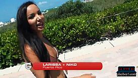 amateur teen couple feels intense passion in threesome with sexy lesbian friend