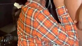 Dark Ebony Slut Throating The Life Outta Him