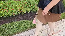 Granny Takes Huge Black Cock at Front Door