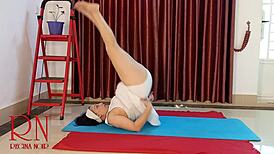 i’m so into nude yoga with regina noir, oops!