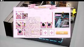 cute honey bunny in hentai game giving titjob to succubus 😍