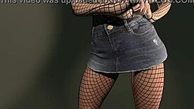 The girl flashes tits and ass, voyeur bitch!