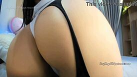 Big And Round Ass Latina Shows Off Curvy Body In Hentai Style