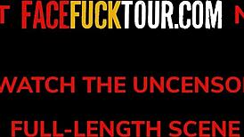 Zlata Shine Devours Massive Cock In Face Fuck Tour