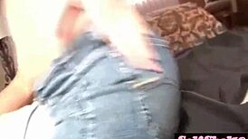 POV Teen Dry Humps Dude Over Jeans with Teasing Moves and Dirty Talk