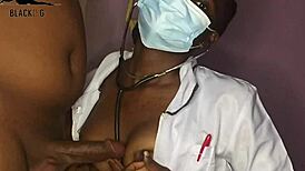 Pretty Sweet Lizzy Bent Over Sharing a Big Cock in a Threesome