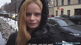 Newbie at Casting Enjoys Riding Cock in POV Reality Scene