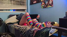 i'm a submissive puppy practicing with my monster bad dragon toy, feeling so gay and excited