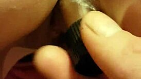 Mature amateur plays with dildo and toys