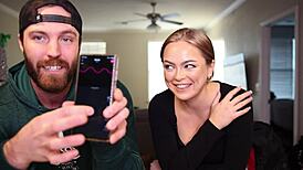 omg, testing Lovense Lush 3 on Alexis Kay in public... soo crazy!