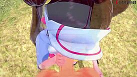 Mei Nancy Blowjob And Titjob In Pokemon Fantasy