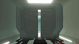 Hot Shemale Sex Cyborg Plays With Beautiful Blonde In Surgery Room