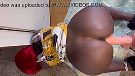 This anal whore actually likes it better in her ass with dildo orgasm