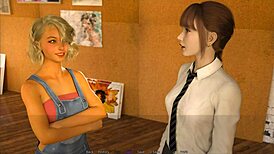 i'm on date with lena at nudist school part 9