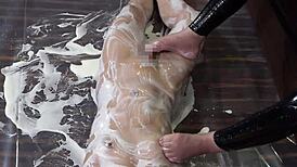 Japanese Mistress Minami Forces Slave to Orgasm