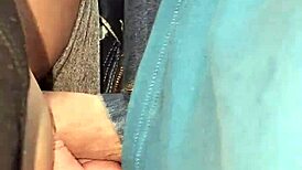 Wow! He cums in my panties and pulls them up tight!