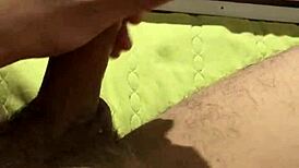 Amateur Gay Twink Fucking Himself in Solo Video