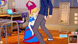 Hey, rubbing clown piece tits in 3d anime hentai