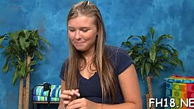 Hot 18+ Girl's Rough Nuru Massage Turns Into Intense Fucking With Masseur's Hard Cock