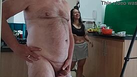 Hot Sex Lunch Preview with Agarabas and Olpr in Kitchen