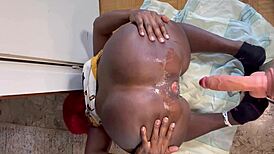 This anal whore actually likes it better in her ass with dildo orgasm