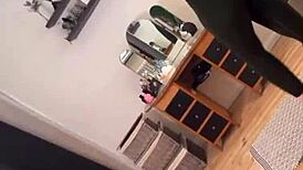 Super Thick Redhead Nerd Tries On New Spandex Leggings