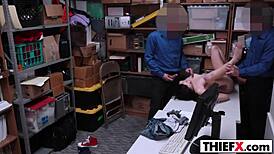 Man, this sexy gal stealer knows her way around the office for hardcore fun