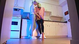 Girlfriend Helps Guy Fuck With Dildo
