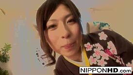 Japanese Geisha Gets Tied Up and Played With