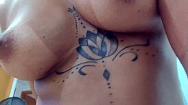 Ela gave her tasty ass in the living room before her husband arrived for hardcore anal