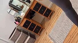 Super Thick Redhead Nerd Tries On New Spandex Leggings