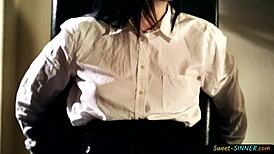 Busty Teen Gets Her Trimmed Pussy Drilled by Boyfriend! 😍