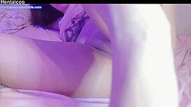 Tight ass teases with bell buttplug in solo play