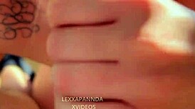 Shy Girl Gives Public Blowjob to Blonde