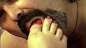 Cailleach Mara gives a wild FOOTJOB and SQUIRTS after worship fuck