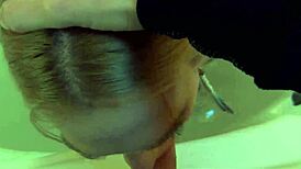 i'm all wet and horny blowing in the jacuzzi