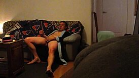 caught masturbating in a sneaky moment